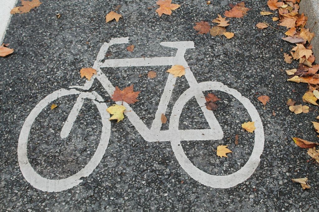infrastruktura rowerowa jesień